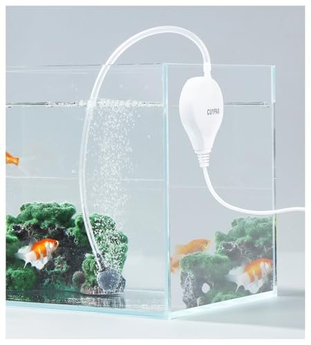 CUYPAS Aquarium Air Pump Super Quiet Fish Bowlair Pump...