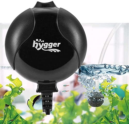 hygger Quiet Mini Air Pump for Aquarium 1.5 Watt Oxygen...