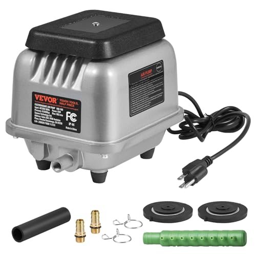 VEVOR Linear Air Pump, 90L/Min Air Flow Septic Aerator...