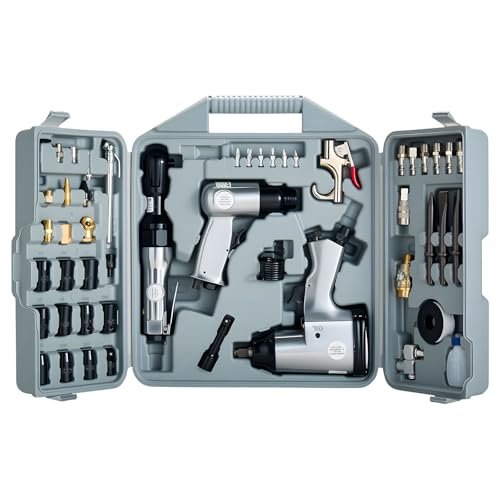 VEVOR 50 Pieces Pro Air Tool and Accessories Kit -...