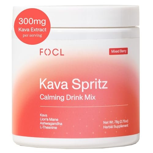 FOCL Kava Spritz Drink Mix - Alcohol-Free Refreshing...