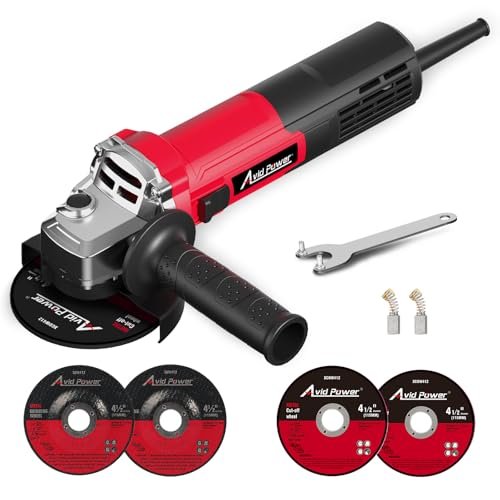 AVID POWER Angle Grinder 4-1/2 inch Electric Grinder Tools...