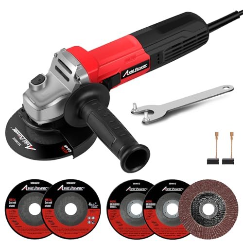 AVID POWER Angle Grinder, 7.5-Amp 4-1/2 inch Electric...