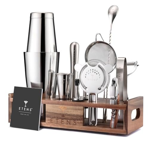 Premium 15-Piece Mixology Bartender Kit – Stainless Steel...