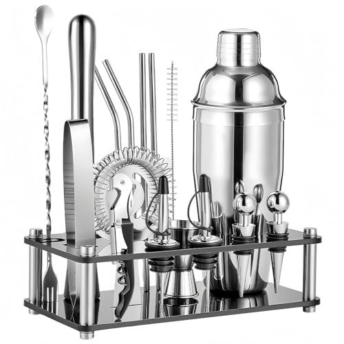 ARTFLY 18-Piece Professional Cocktail Shaker Set and...