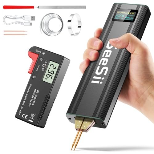 SeeSii Battery Spot Welder: Handheld Mini Spot Welder with...