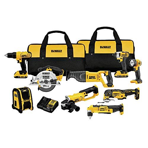 DEWALT 20V MAX Power Tool Combo Kit, 9-Tool Cordless...