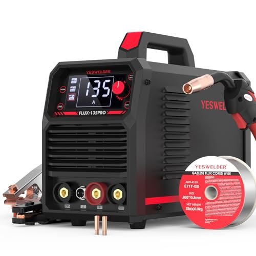 YESWELDER 135Amp MIG Welder,110V Flux Core Welder Flux Core...