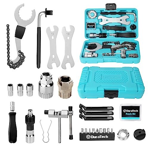 DURATECH 31 Pieces Bicycle Tool Kit, Complete Bike Repair...