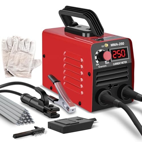 Super Mini Stick Welder Machine,110V 250A ARC Portable MMA...