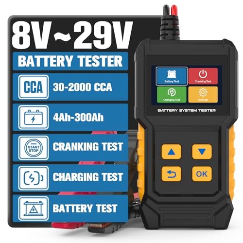 Car Battery Tester 12V 24V Automotive Alternator Tester...