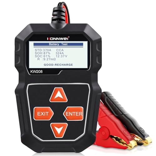 KONNWEI KW208 12V Car Battery Tester, Battery Load Tester...