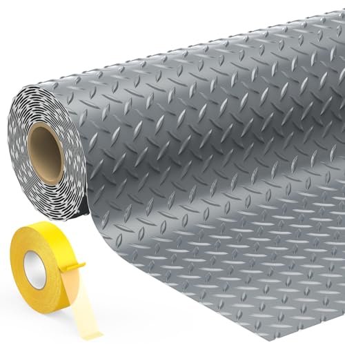 7.8 x 20 FT Garage Floor Mat, 2.8mm Thickness Diamond...