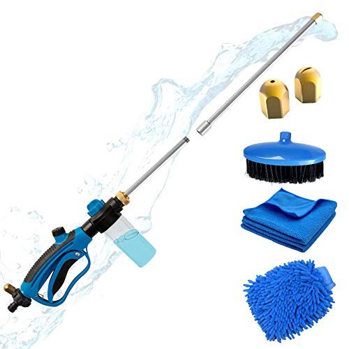 Hydro Jet Hose Pressure Washer Wand for Garden Hose-...