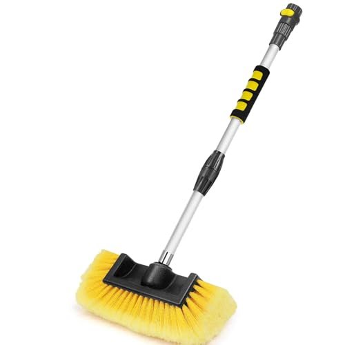 Anyyion 49inch Car Wash Brush with 10 Inch Soft Bristle,...