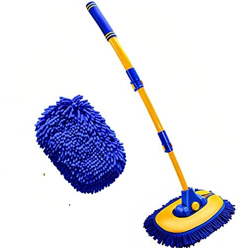 Mveqrrn Upgrade Car Wash Brush with Long Handle,Car Wash...