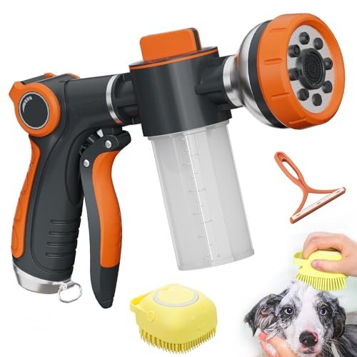 Hongmai Garden Hose Nozzle,8 Patterns Hose Sprayer High...