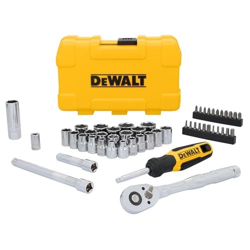 DEWALT Mechanics Tool Set, 3/8