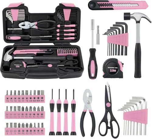 MARTCOLOR 58 Piece Household Tool Set, General Household...