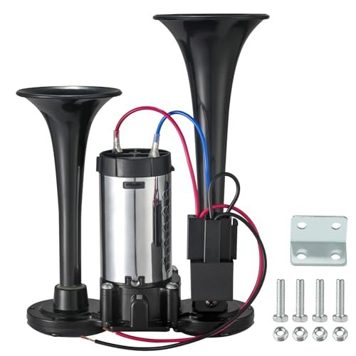 CZC AUTO 12V 120dB Air Horn Dual Trumpets, Super Loud...