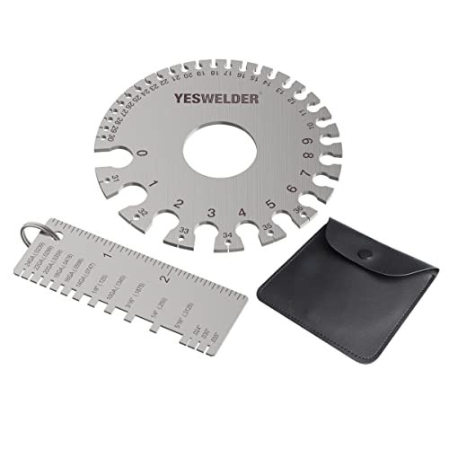 YESWELDER Round Dual Sided Metal Sheet Gage & Metal Sheet...