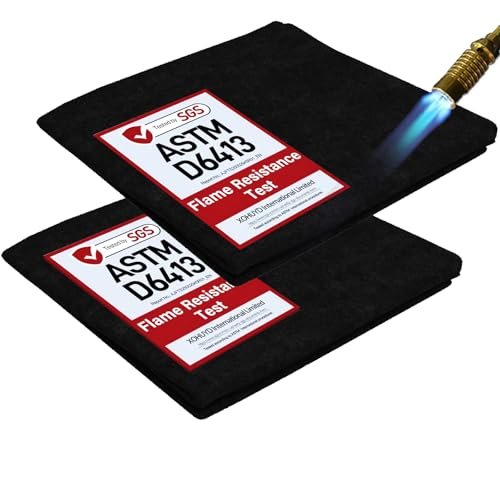 2 Pack 11x14 Inch Welding Blanket Fireproof Welding Pad,...