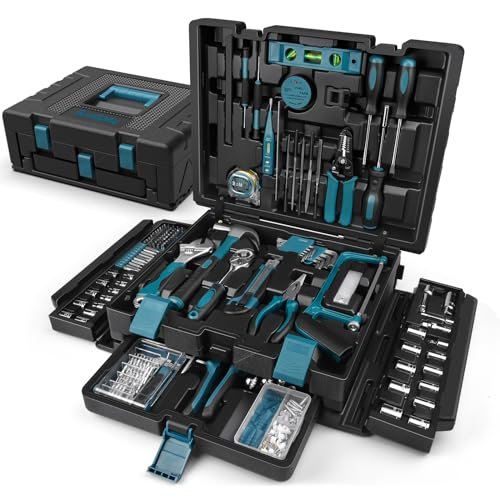 Sundpey 379-PCs Home Tool Kit - Portable Complete Household...