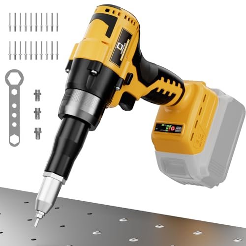 Cerycose Rivet Gun Compatible with Dewalt 20V Battery,...