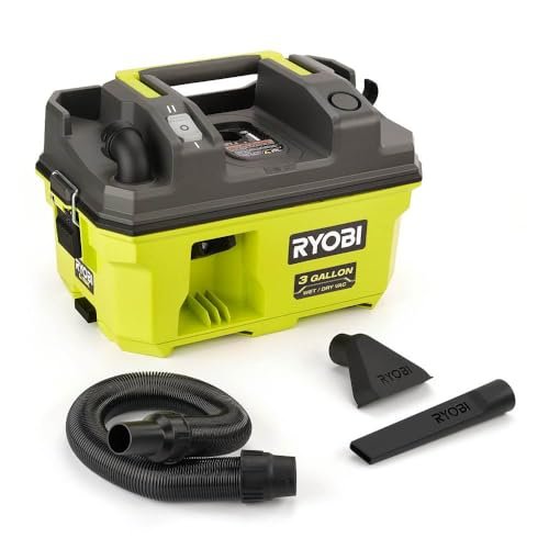 RYOBI 18V ONE+ Link 3 Gallon Wet/Dry Shop Vacuum (Bare...