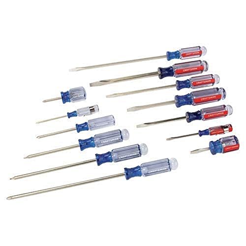 CRAFTSMAN Screwdriver Set, Slotted & Phillips, 14Piece...