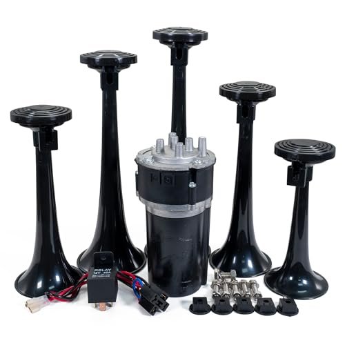 Dixie Musical Electric Air Horn - Classic Dixie Tone, 12...