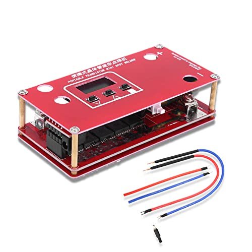 Spot Welder,Portable Transistor Mini Spot Welder,LCD Screen...