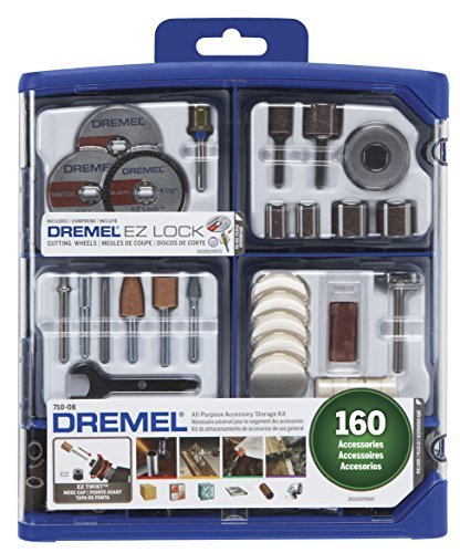 Dremel 160-Piece Rotary Tool Accessory Kit with EZ Lock...
