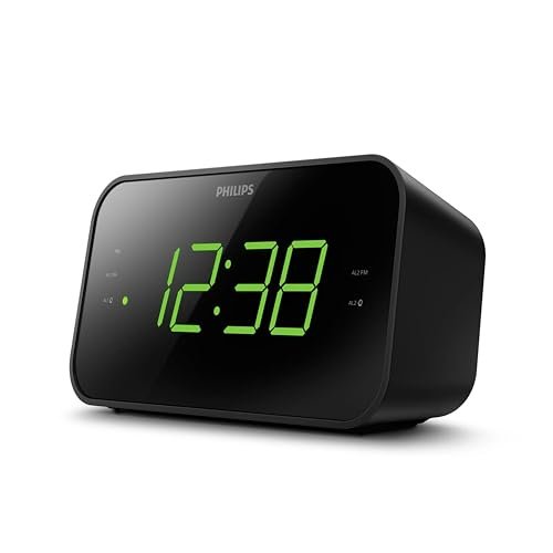 Philips Digital Alarm Clock Radio, FM Radio Alarm Clocks...