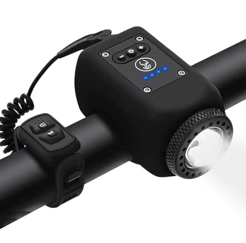 LESOVI Electric Bike Horn Bike Light 2 in 1; 110...