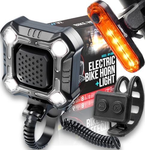 [New 2025] ZIREN-V2 High-Traffic Bike Horn Siren Bell &...