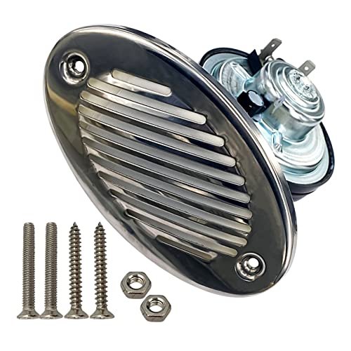 5190512 Boat Horns 316 Stainless Steel 12V 125DB Waterproof...