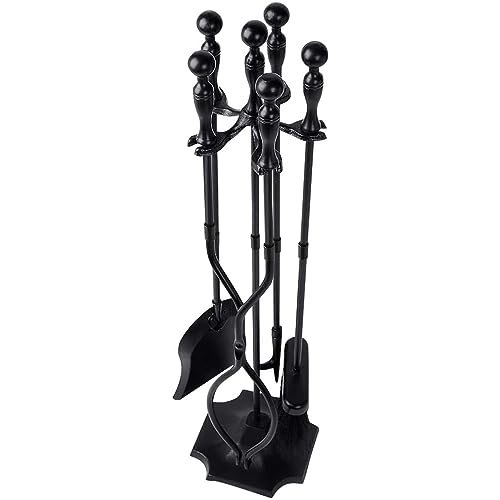 AMAGABELI GARDEN & HOME 5 Pcs Fireplace Tools Set 31