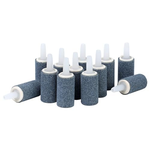 AQUANEAT Aquarium Air Stones 1 inch 12 Pack, Bubble...