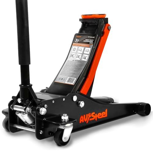 AV Steel Low Profile Floor Jack 3 Ton (6600 lbs),...