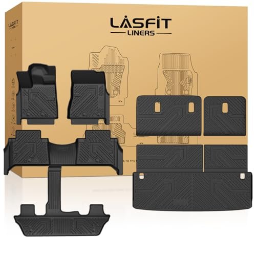 LASFIT Floor Mats & Seatback Mats & Cargo Mat for...