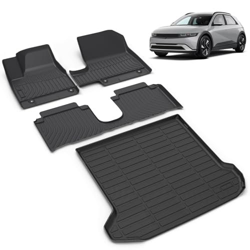 VOUKIY All Weather Car Floor Mats & Cargo Liner Set...