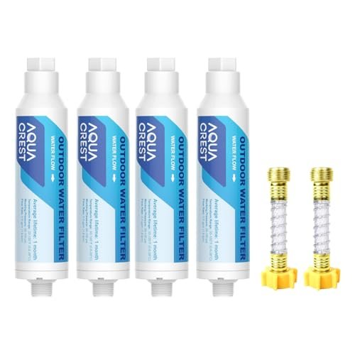 AQUA CREST Inline Water Filter, Dedicated for Car Washing,...