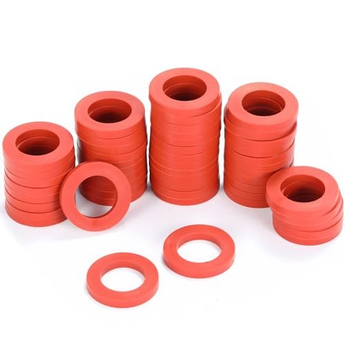Sanpaint 40 Pieces Garden Hose Washers Rubber Washers...