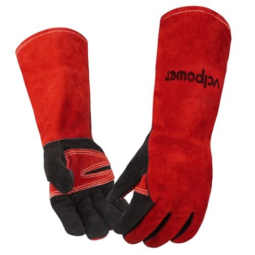vclpower 16 Inch Welding Gloves Heat Resistant 932°F for...