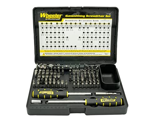 Wheeler 89 Piece Gunsmithing Screwdriver Set with Durable...