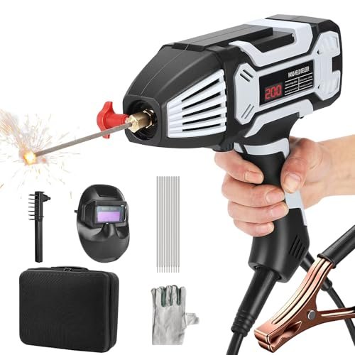 Portable Handheld Welding Machine, 110V 130Amp Portable ARC...