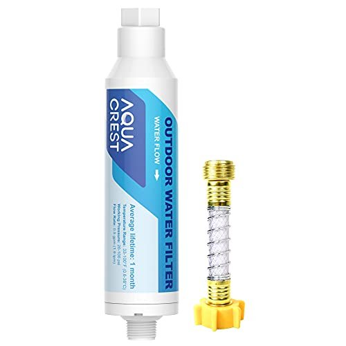 AQUA CREST Inline Water Filter, Dedicated for Car Washing,...