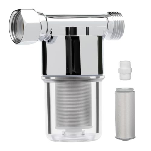 40 Micron Brass Sediment Filter, Reusable Sediment Water...