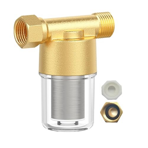 DR. LAWATER Reusable Brass Sediment Filter, 40 Micron...